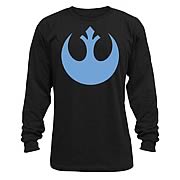 Star Wars Rebel Symbol Black Thermal Long Sleeve T-Shirt